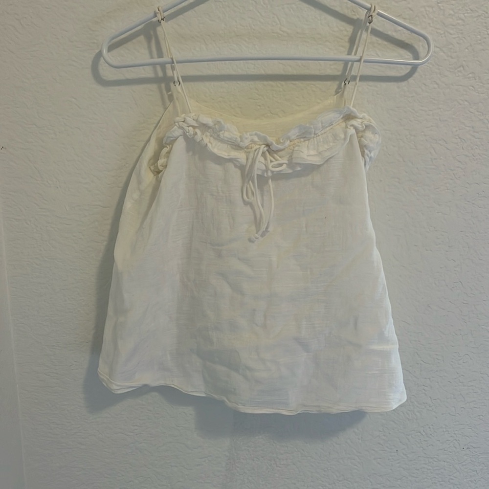 7 For All Mankind white blouse tank top!